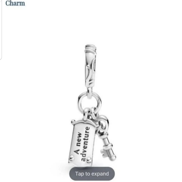 Disney Alice in Wonderland key and doorknob sterli - Picture 2 of 7